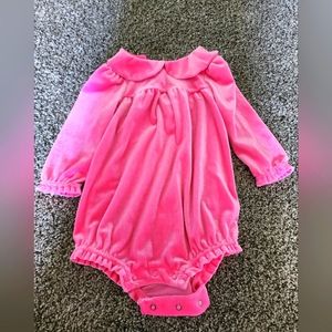 Cat & Jack velvet onsie 6-9months